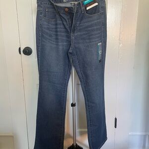 No Boundaries Women’s Boot Cut Jeans - Dark Blue Wash